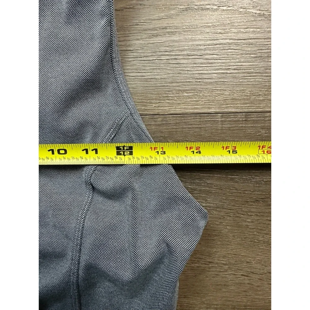Nike Sleeveless‎ Running Vest Youth Girls S Grey Dr-Fit Logo Zip-Up Athletic